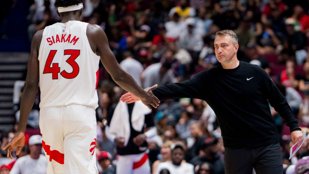 Darko Rajakovic Pascal Siakam Toronto Raptors Indiana Pacers